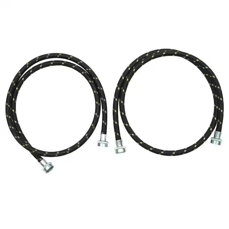 5 ft. Nylon Braided Washer Fill Hose Kit (2-Pack) M757226