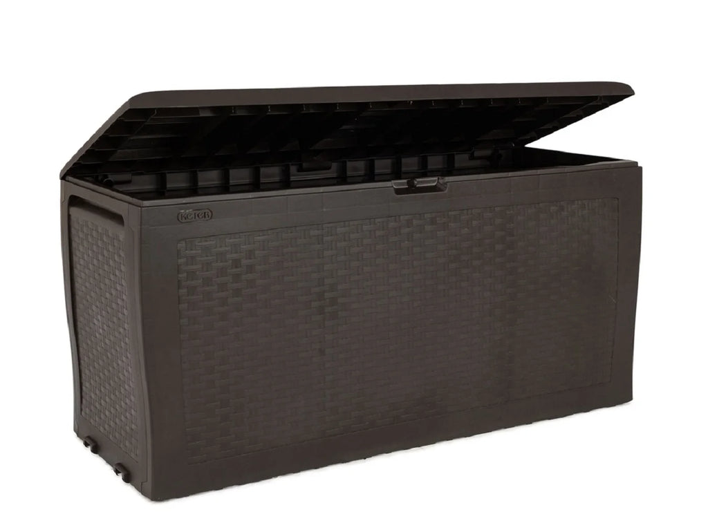 Brown Resin Outdoor Storage Deck Box Y7090