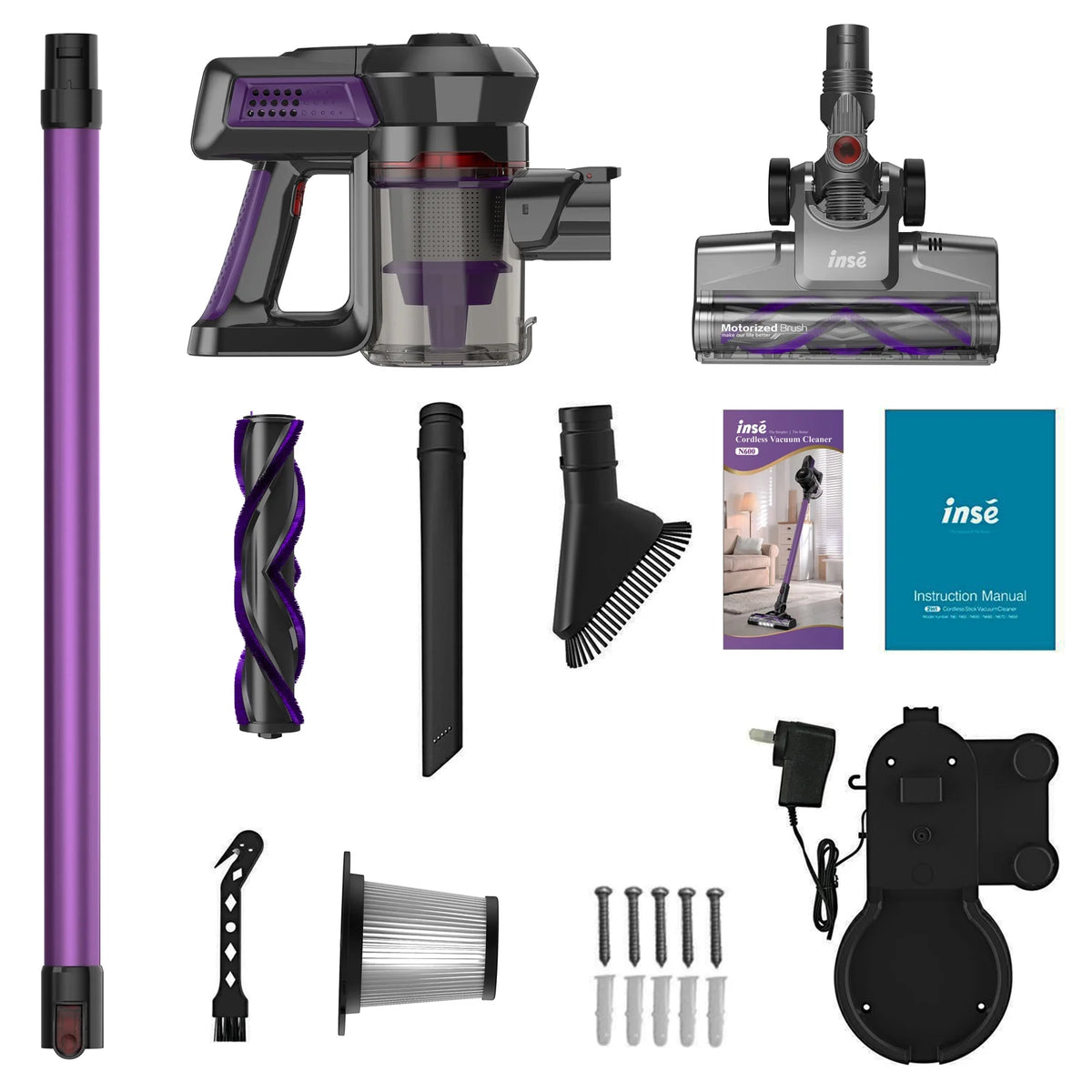 Cordless Vacuum Cleaner, 6 in 1 Stick Vacuum with 20kPa 160W Motor G767