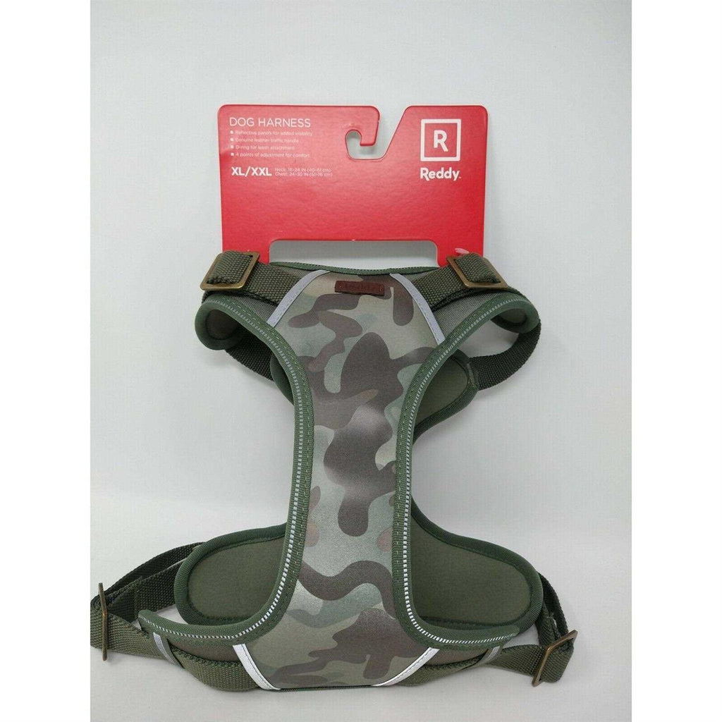 Reflective Camo Dog Harness T385