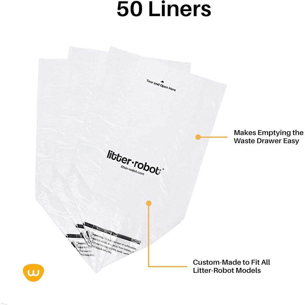 50 Pack Litter Box Liners Q97874
