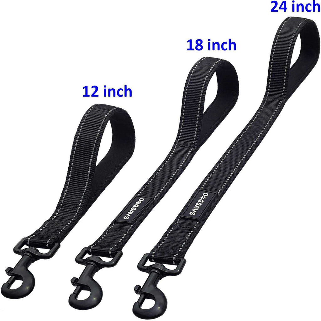 Short Padded Handle Heavy Duty Nylon Dog Leash N72119
