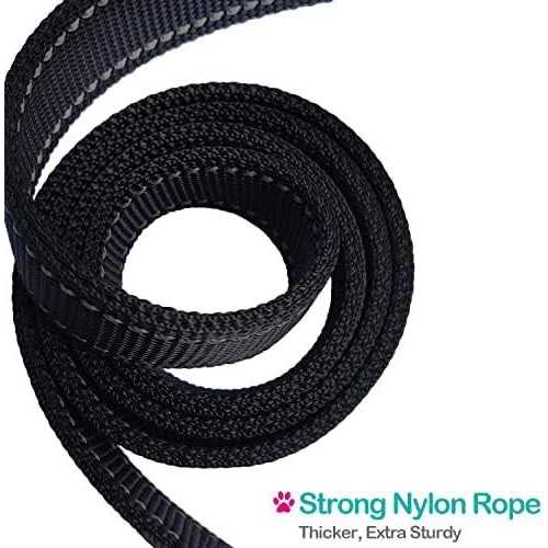 Short Padded Handle Heavy Duty Nylon Dog Leash N72119