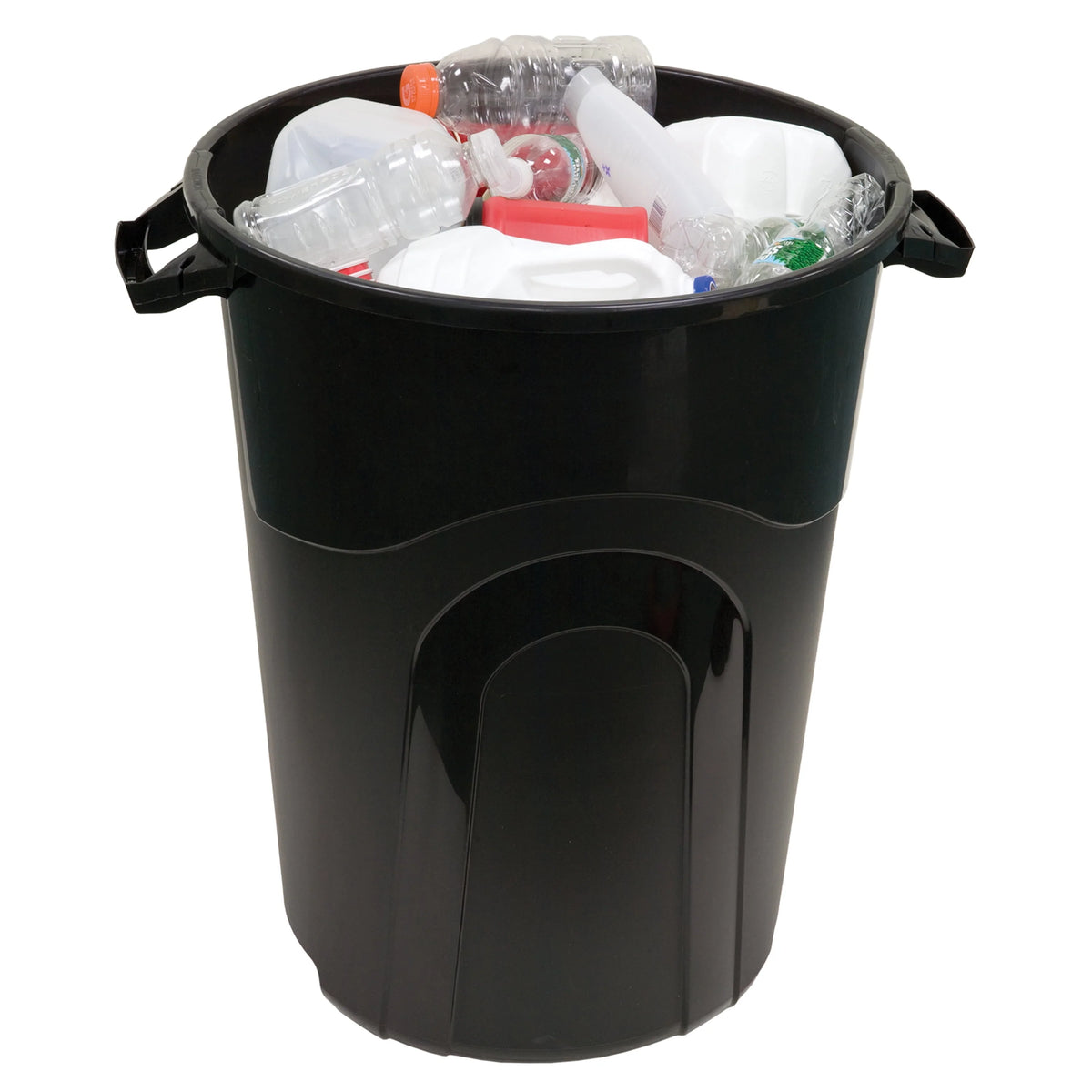 32 Gallon Heavy Duty Plastic Garbage Can with Lid B2922