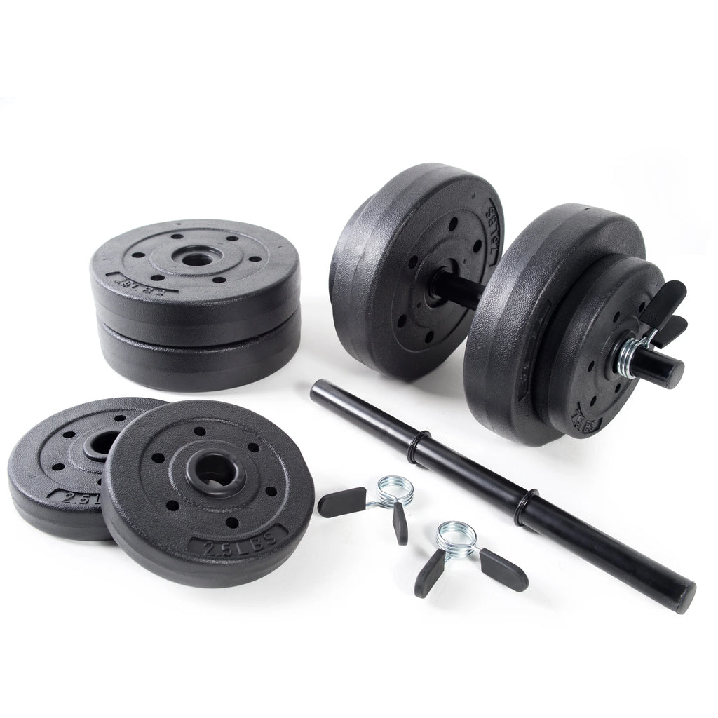 40lb Adjustable Vinyl Dumbbell Set L730