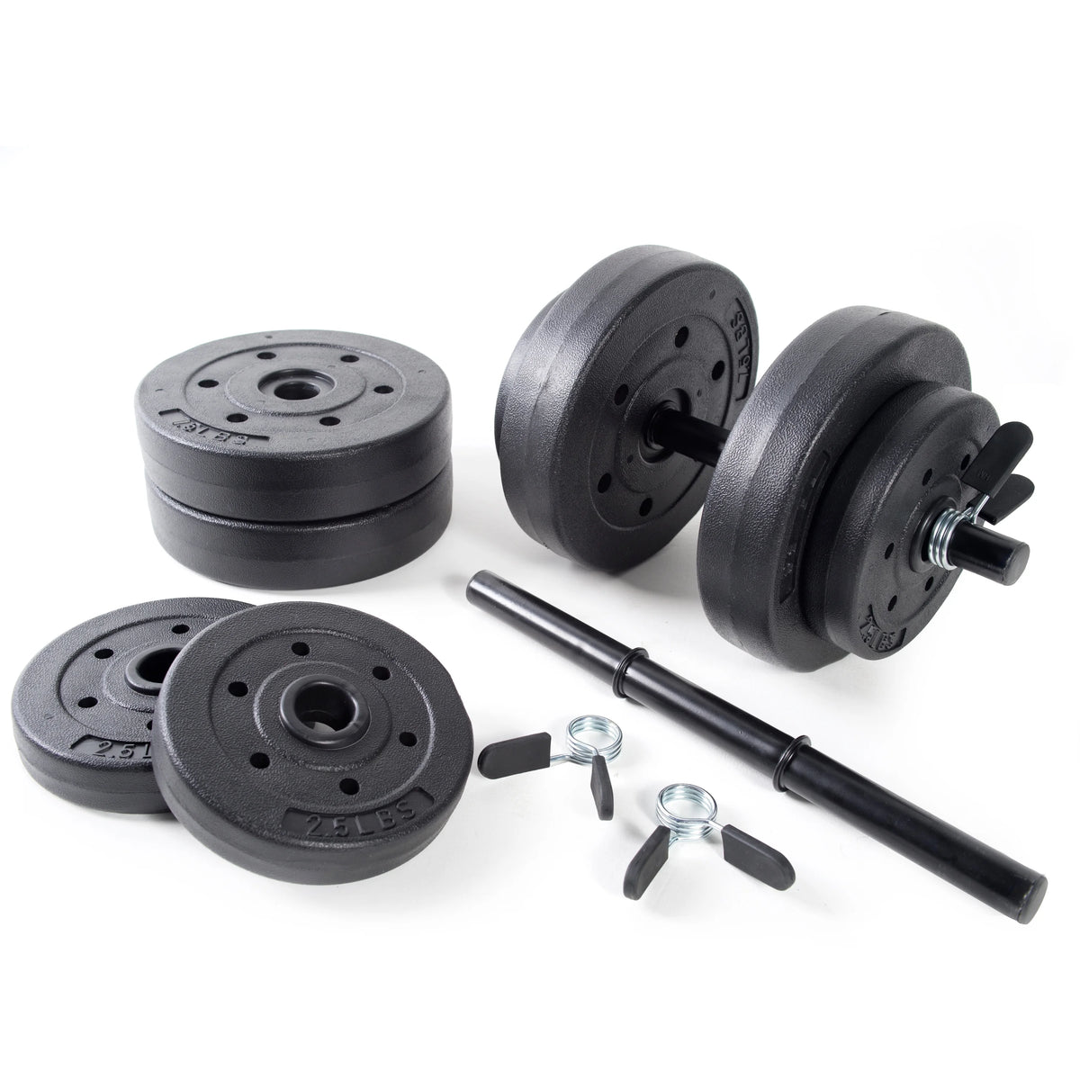 40lb Adjustable Vinyl Dumbbell Set L730