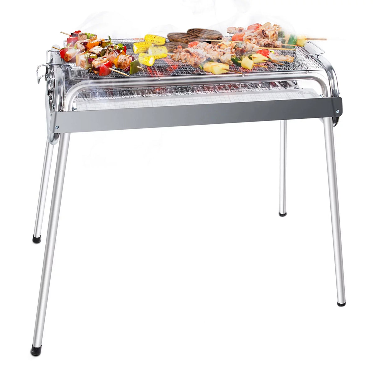 Foldable Stainless Steel Charcoal Grill P202060