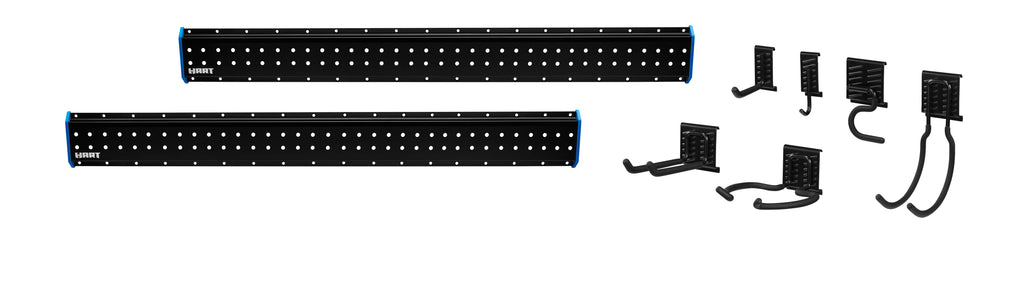 12-Piece Garage Storage Rail Starter Kit S3077