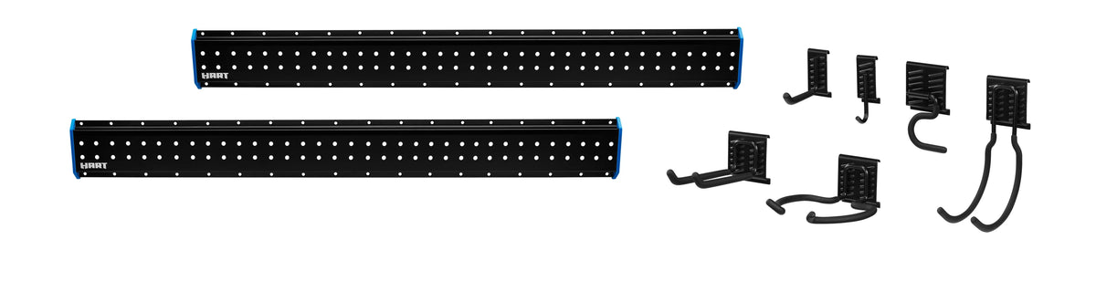 12-Piece Garage Storage Rail Starter Kit S3077