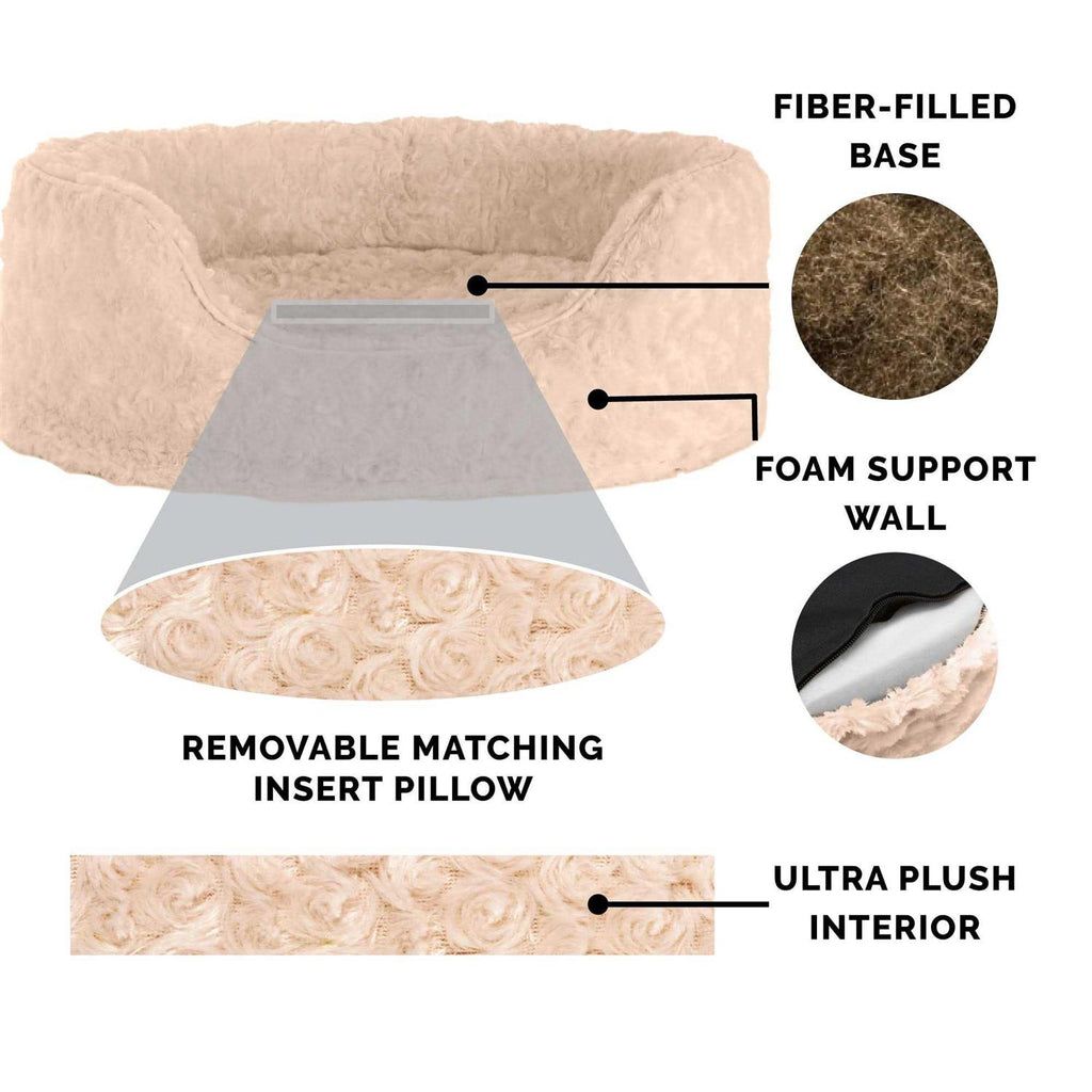 Oval Ultra Plush Pet Bed S264093