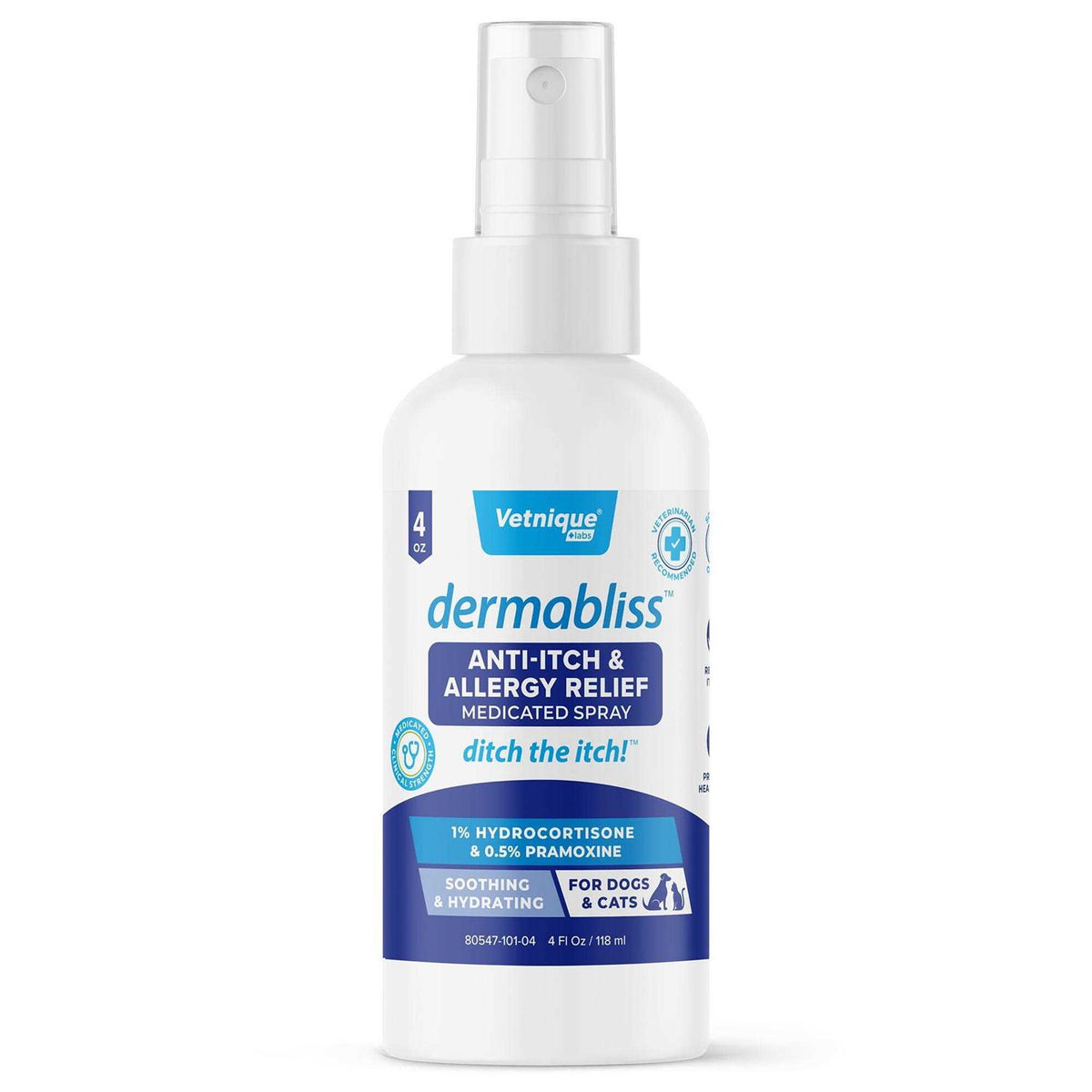 Anti-Itch & Allergy Relief Spray for Dogs & Cats T90903