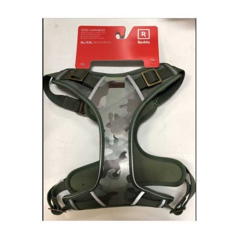 Reflective Camo Dog Harness T385
