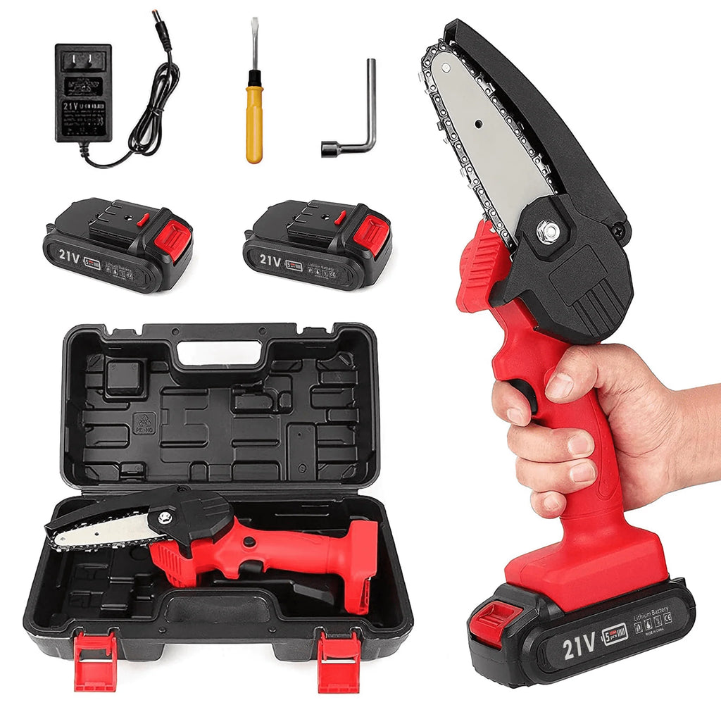 Cordless Mini Chainsaw with 2 Batteries L5631