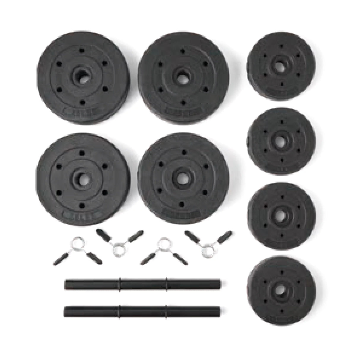 40lb Adjustable Vinyl Dumbbell Set L730