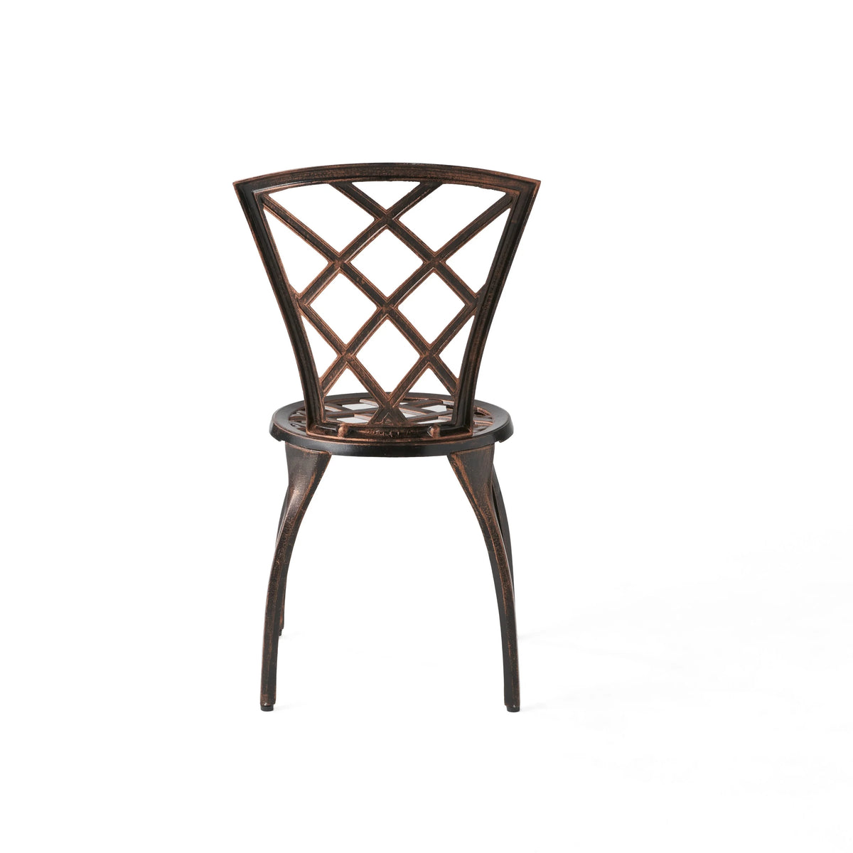 Modern Outdoor Cast Aluminum 3 Piece Bistro Set K580