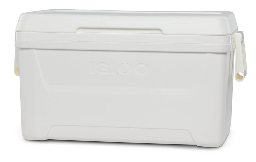 48 QT White Hard Sided Ice Chest Cooler Z2803
