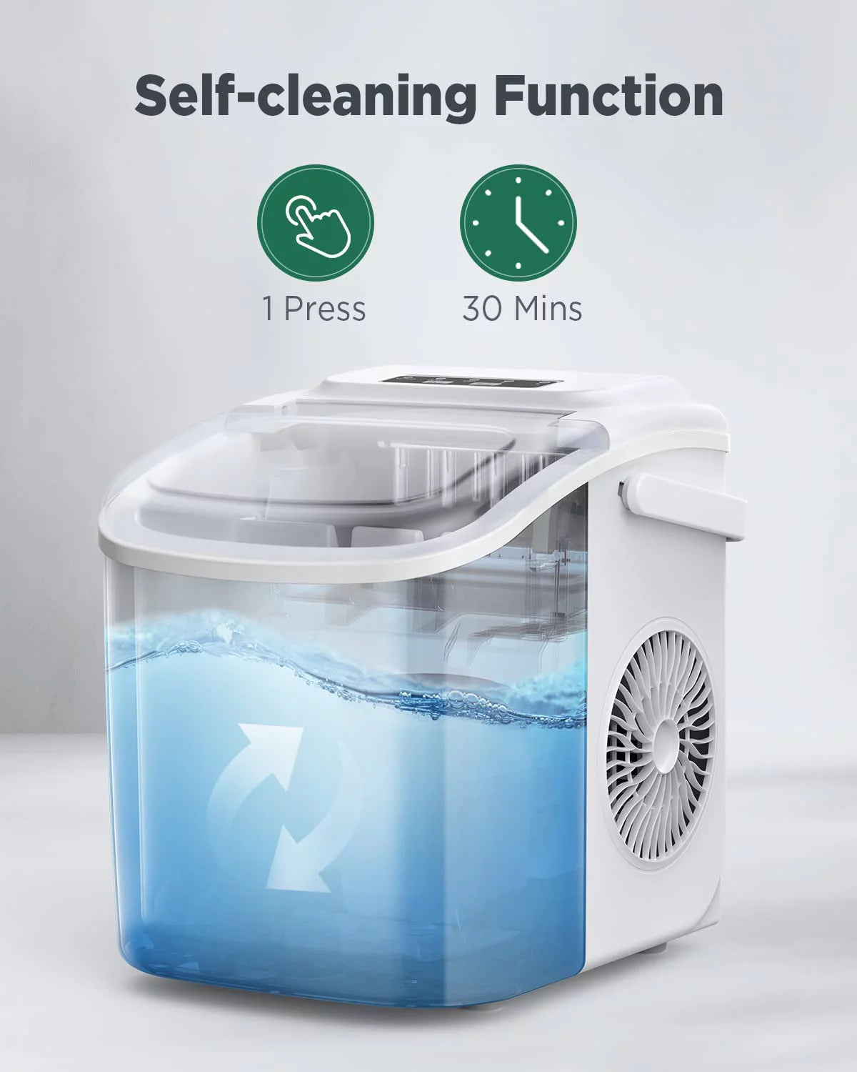 Countertop Ice Maker with Ice Scoop and Basket B5259