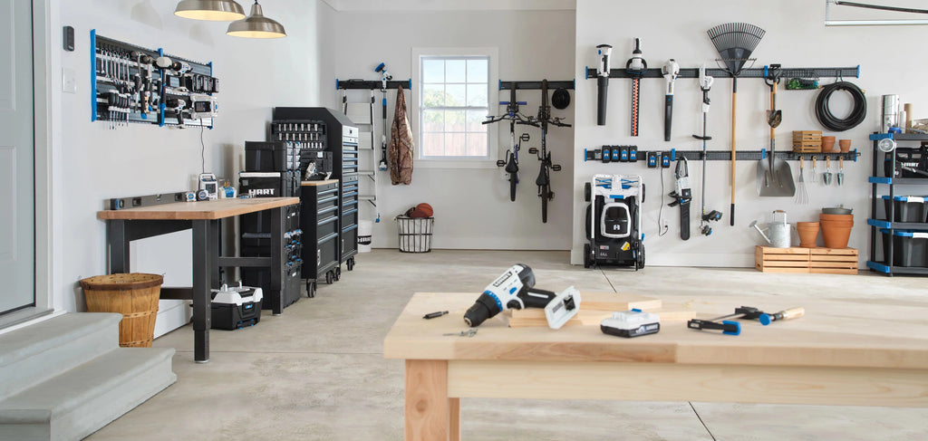12-Piece Garage Storage Rail Starter Kit S3077
