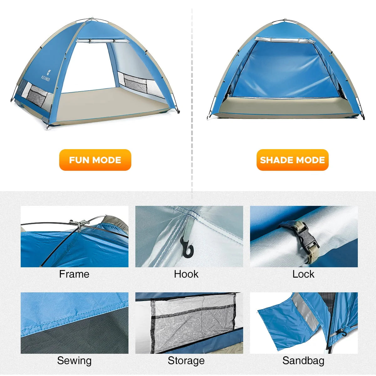 4 Person Dome Tent X5493