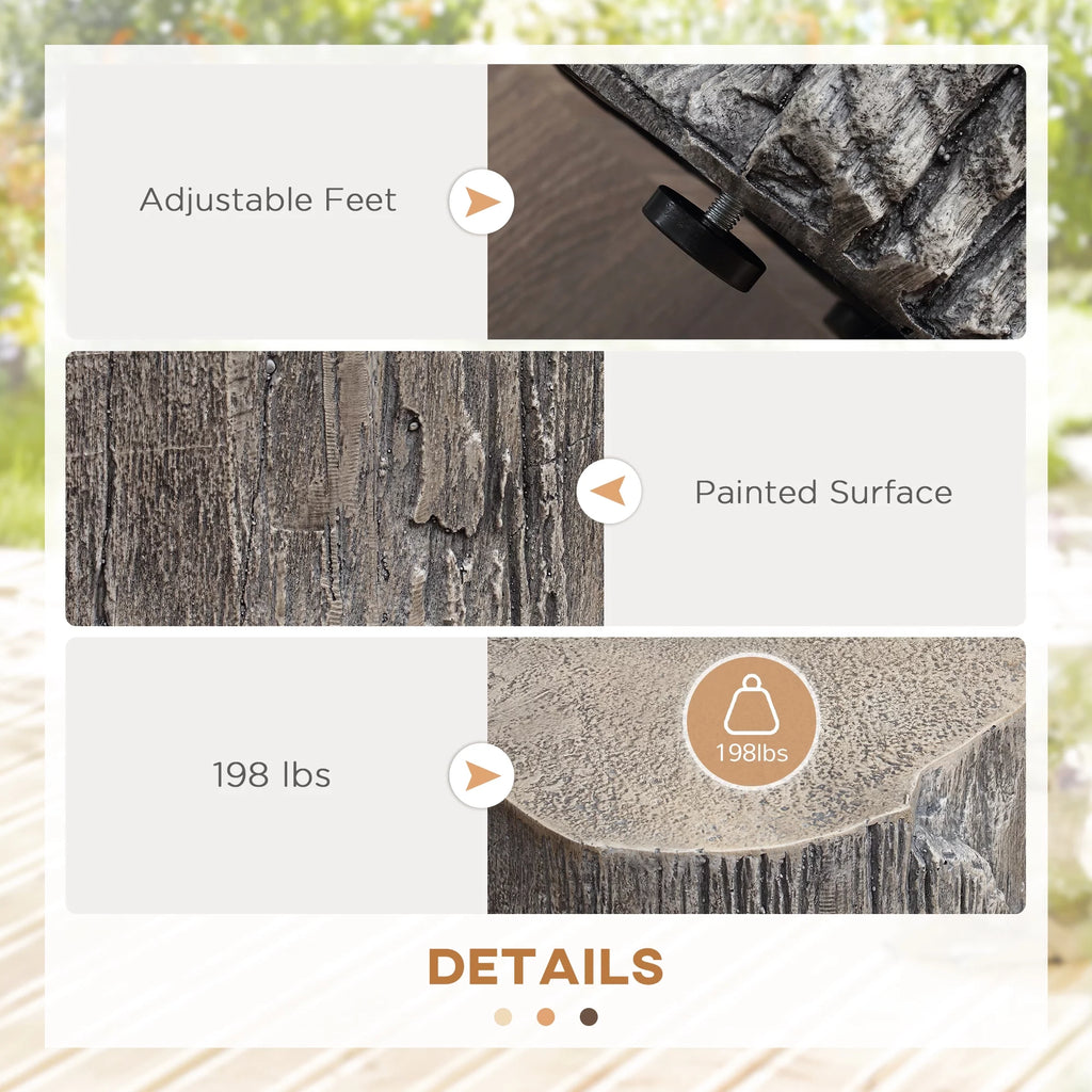 Natural Tree Stump Side Table R315