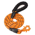 Heavy Duty Reflective Nylon Dog Leash with Locking Clip C6473