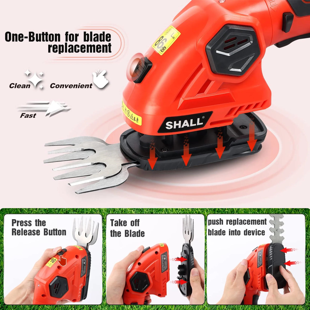 Cordless Hedge Trimmer and Garden Shears W5454