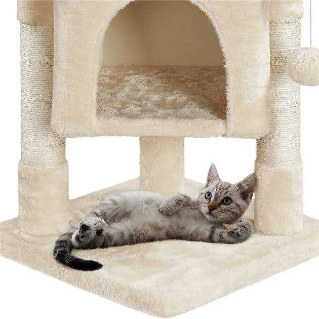 23.5-in Plush Cat Tree & Condo X285998