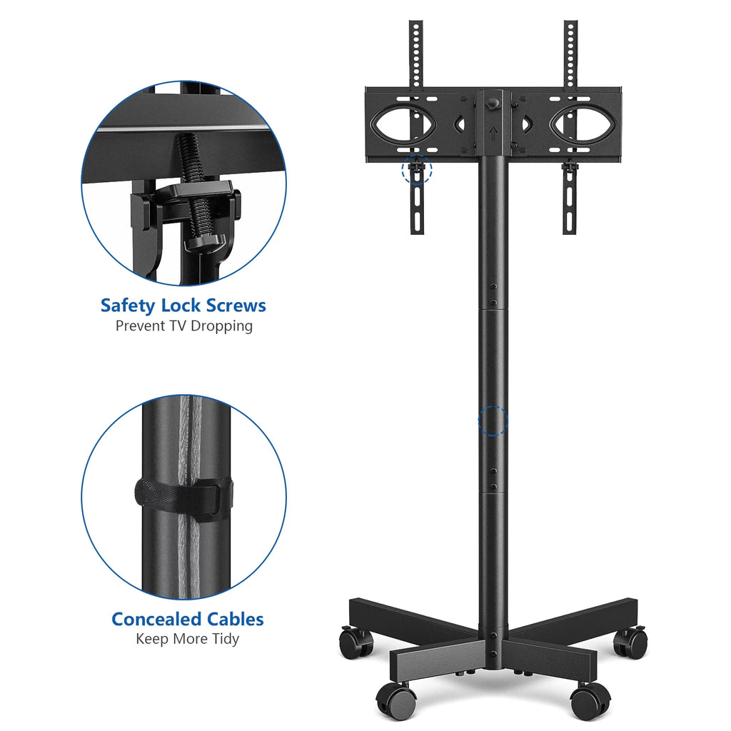 Mobile TV Stand up to 60 inch with Mount Cart W550895