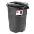 32 Gallon Heavy Duty Plastic Garbage Can with Lid B2922