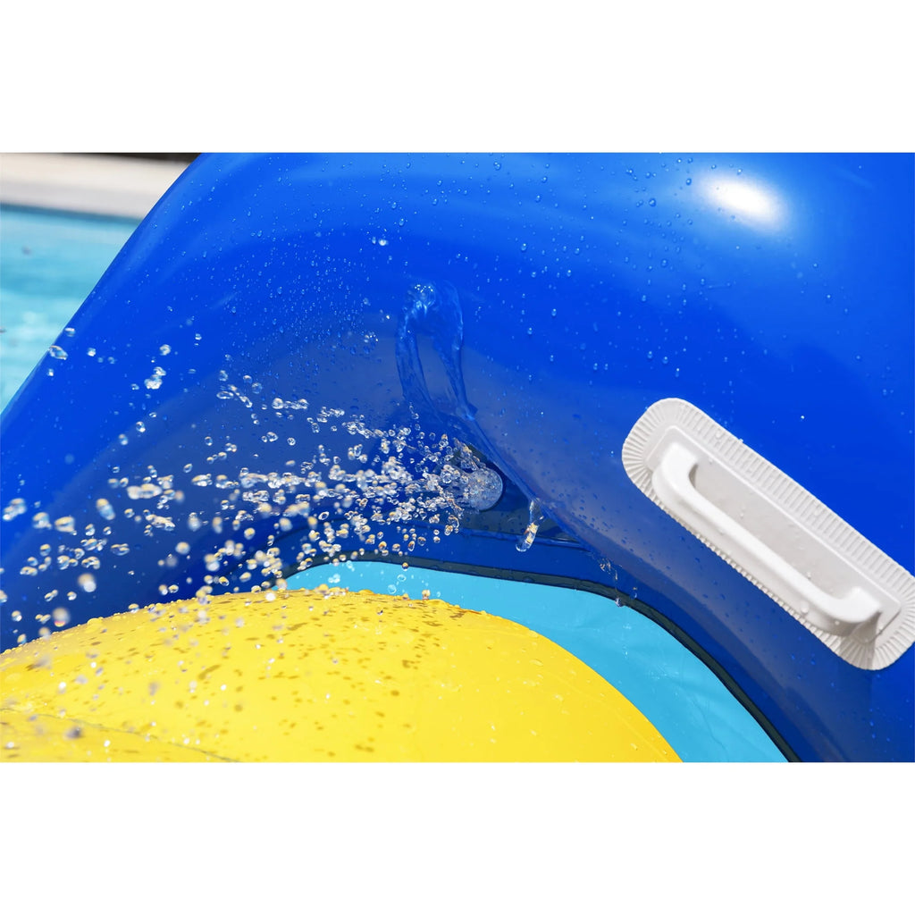 Inflatable Pool Water Slide with Built-In Sprinkler J60717