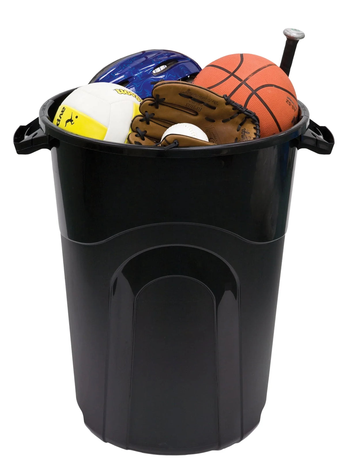 32 Gallon Heavy Duty Plastic Garbage Can with Lid B2922