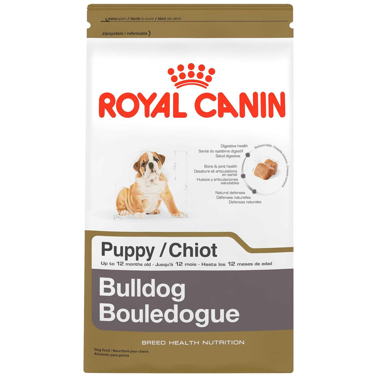 Bulldog Puppy Dry Dog Food Q833