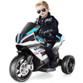 12V White 3 Wheels Kids Ride on Motorcycle D841778