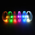 Light Up Fiber Optic Bracelets White Pack of 48 X1464