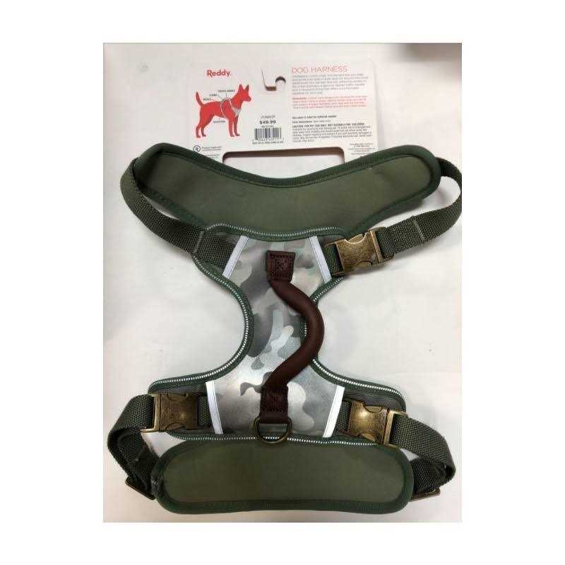 Reflective Camo Dog Harness T385