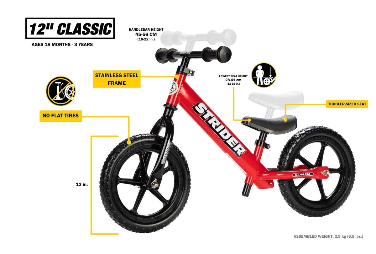 Red Balance Bike I7057