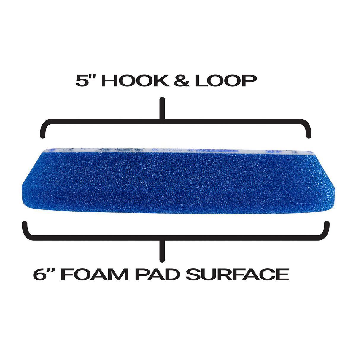 5 in. Compounding Foam Pad X523