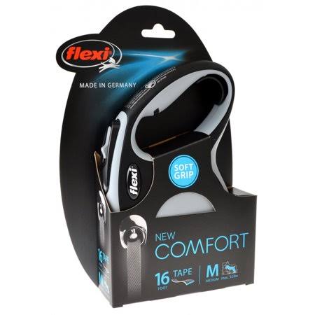Gray Medium 16' Retractable Tape Leash Y863