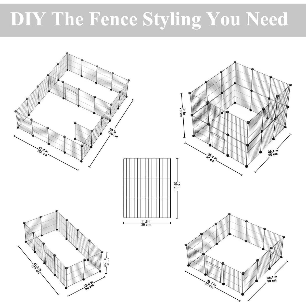 Small Animal Playpen with Door G338