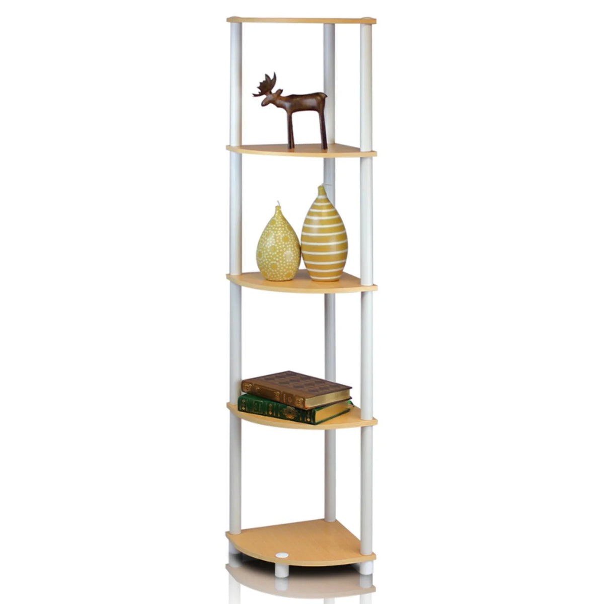 5 Tier Corner Display Rack Shelving Unit O432421