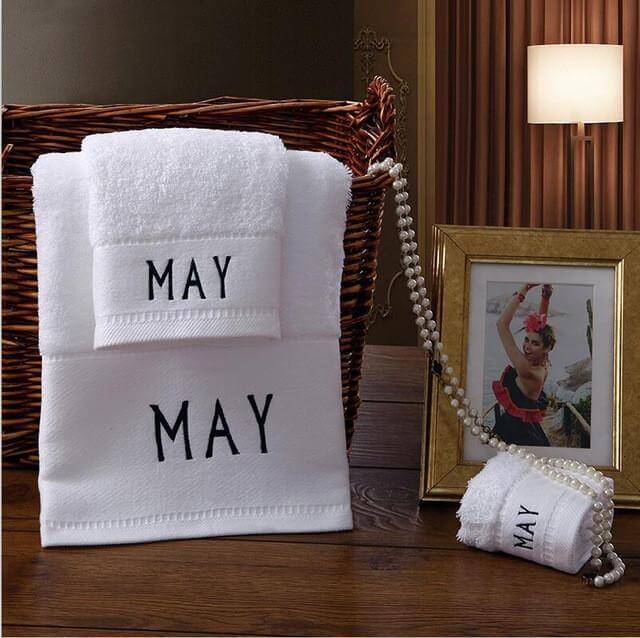 Cotton 3-Piece Bath Towels Set T25469