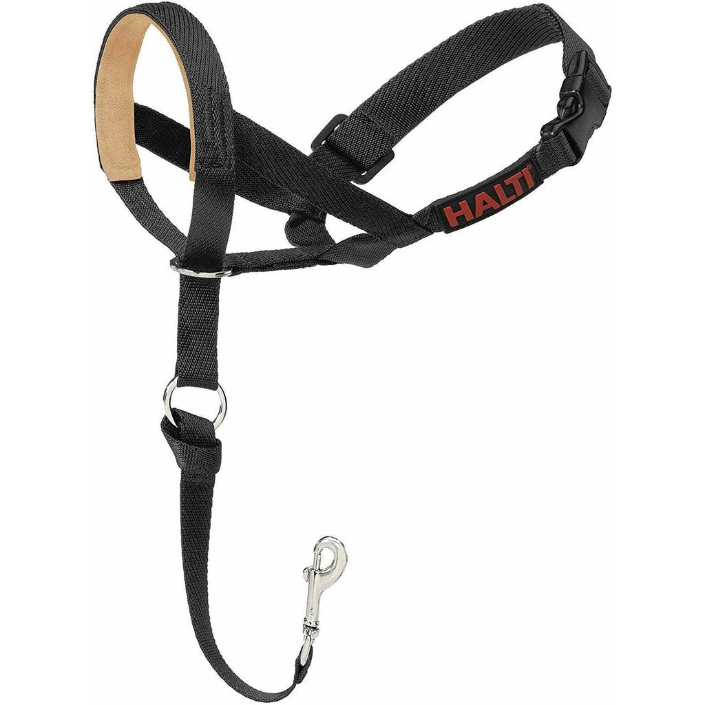 Black Head Collar and Double Lead V9886