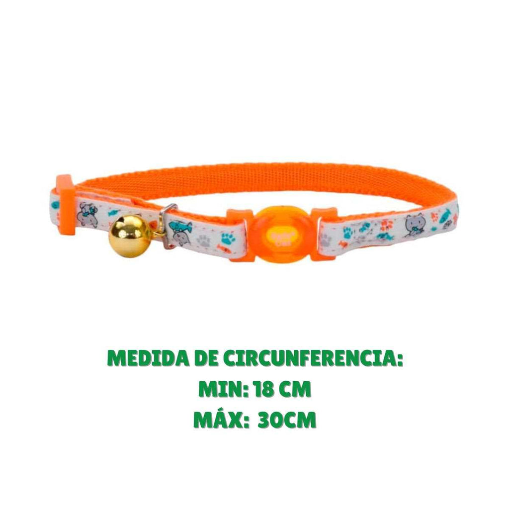 Glow in The Dark Adjustable Breakaway Cat Collar K25527